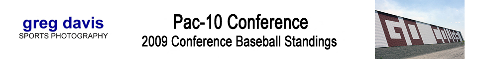 2009 Pac-10 Conference Baseball Standings